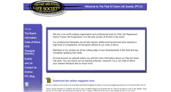 Desktop Screenshot of pflsociety.org