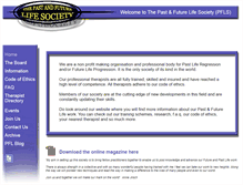 Tablet Screenshot of pflsociety.org